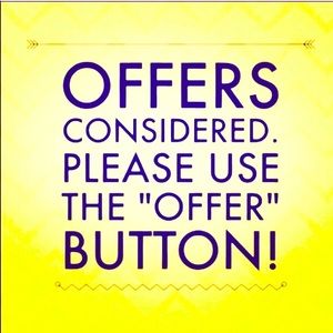 Like item -not the price? Make me an offer😁